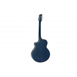 DIMAVERY STW-50 Western Guitar,blau